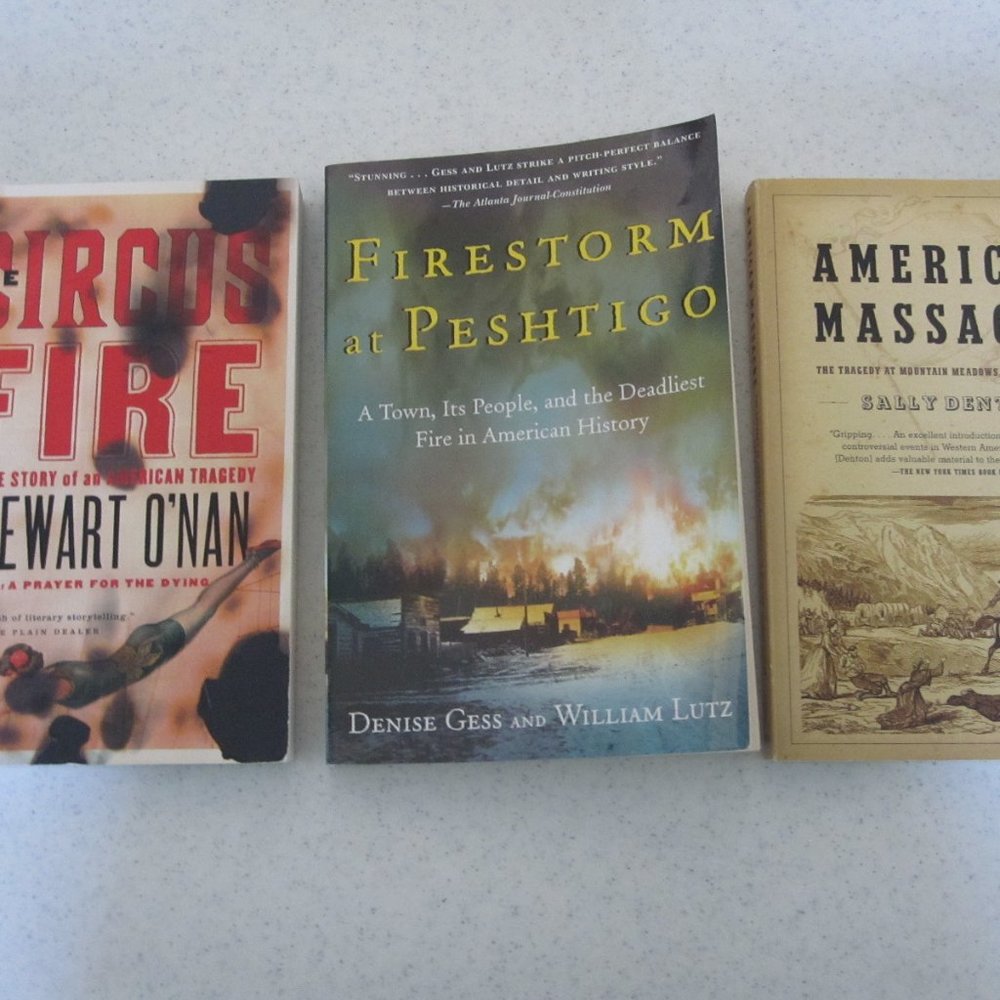 True history books,  three.  Exciting reading.